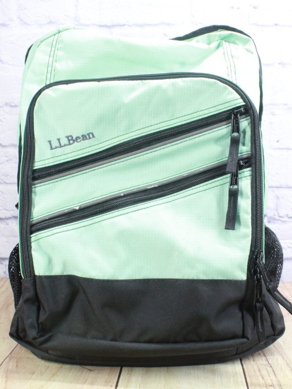 LL Bean Unisex Adult Super Blue Deluxe Book Pack 41L School Travel Backpack READ